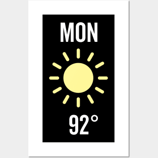 Monday Weather Costume Posters and Art